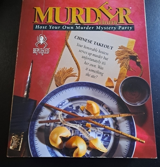 NIB Murder a la carte Murder Mystery Party Game  up to six players - Picture 1 of 6